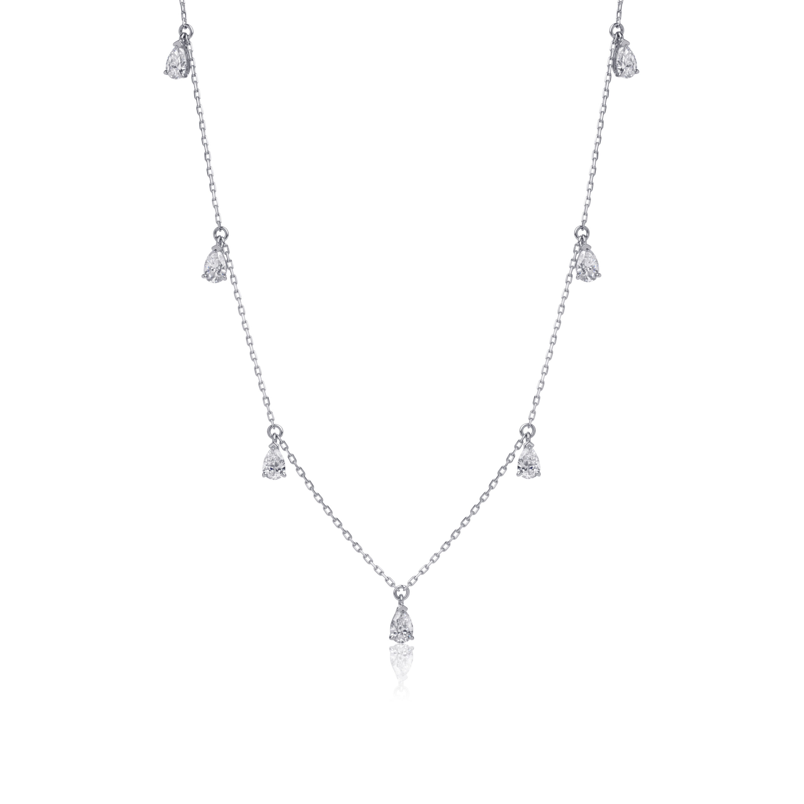 Lumière Petite Lab Diamond Choker Pear Lumière Petite Lab Diamond Choker Pear