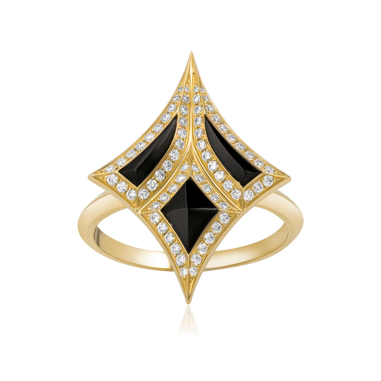 Damascus Sword Natural Diamond Ring Damascus Sword Natural Diamond Ring