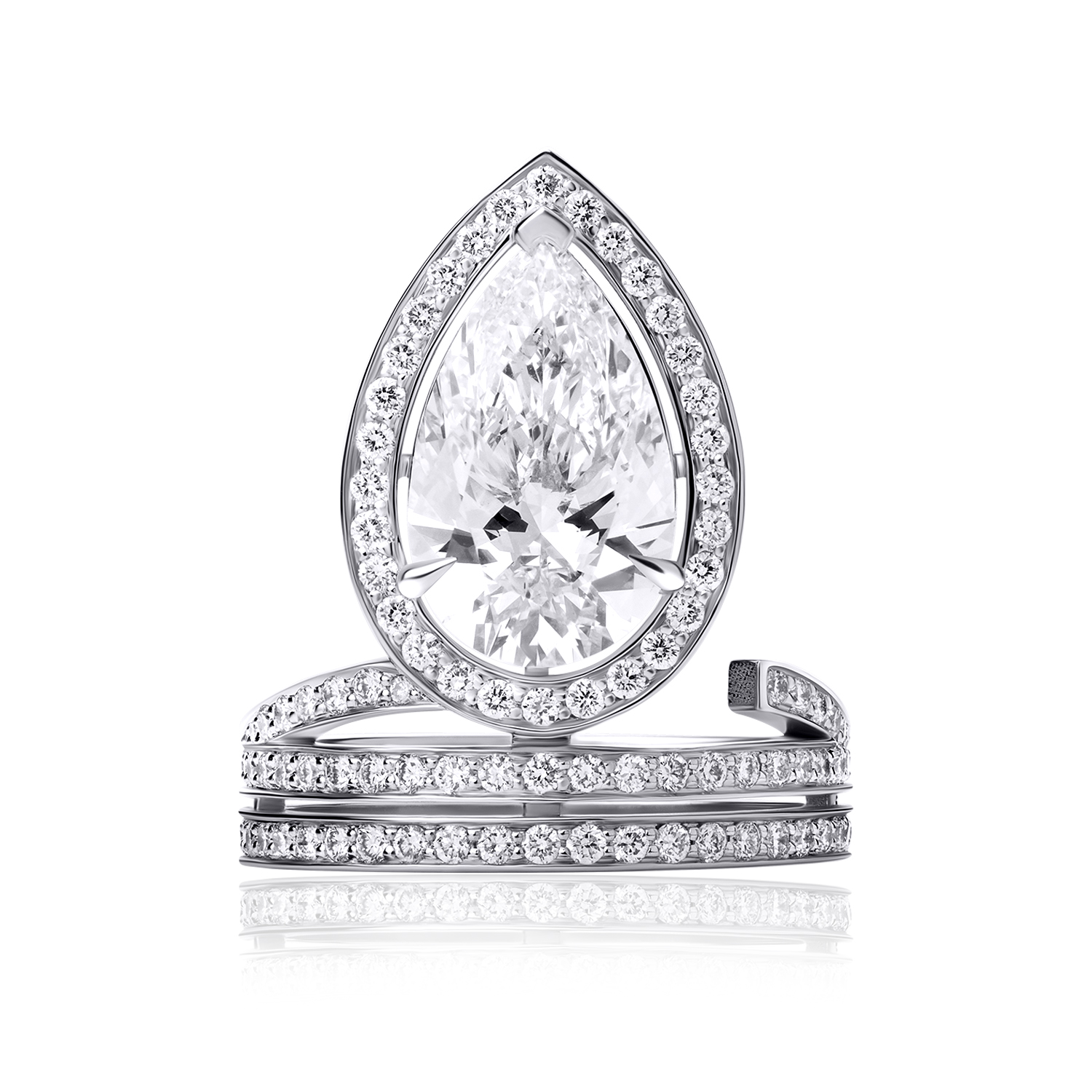 Special Lab Diamond Ring Pear Special Lab Diamond Ring Pear