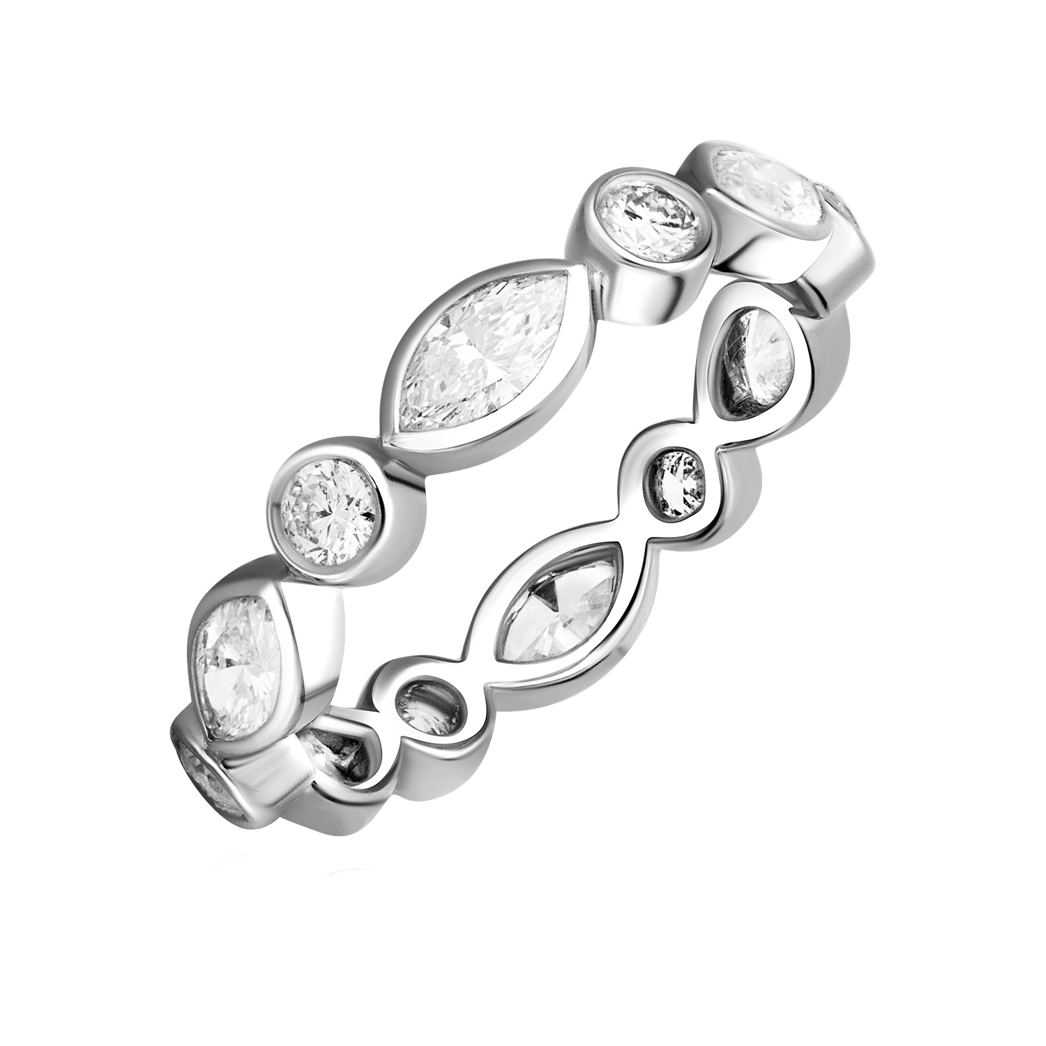 Special Lab Diamond Ring Marquise with Round Special Lab Diamond Ring Marquise with Round