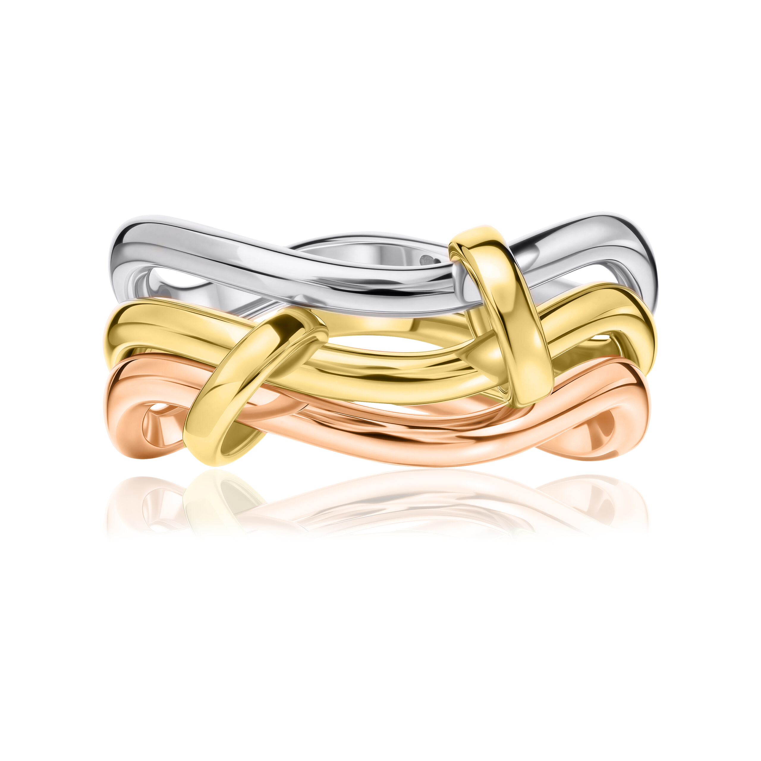 Three Rings Plain Gold Three Rings Plain Gold
