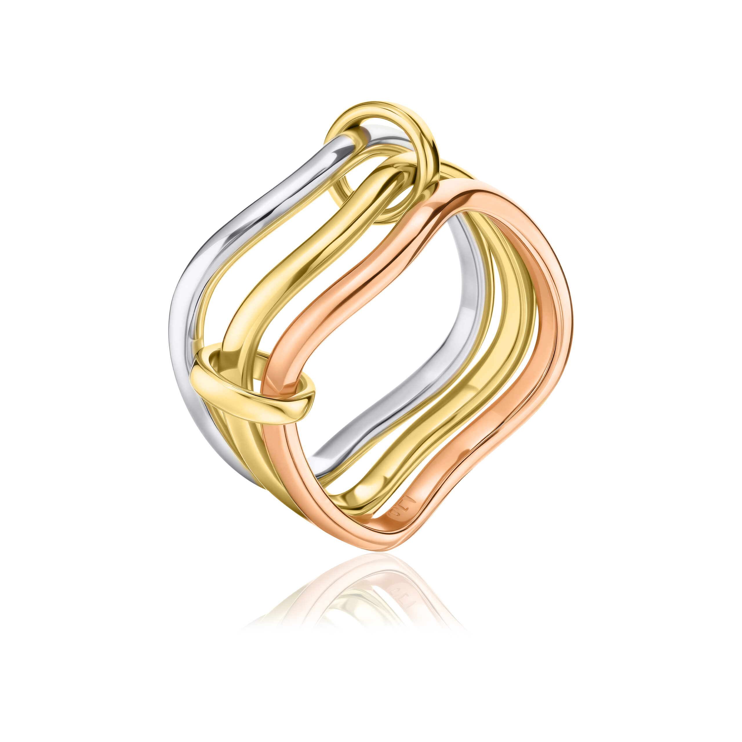 Three Rings Plain Gold Three Rings Plain Gold