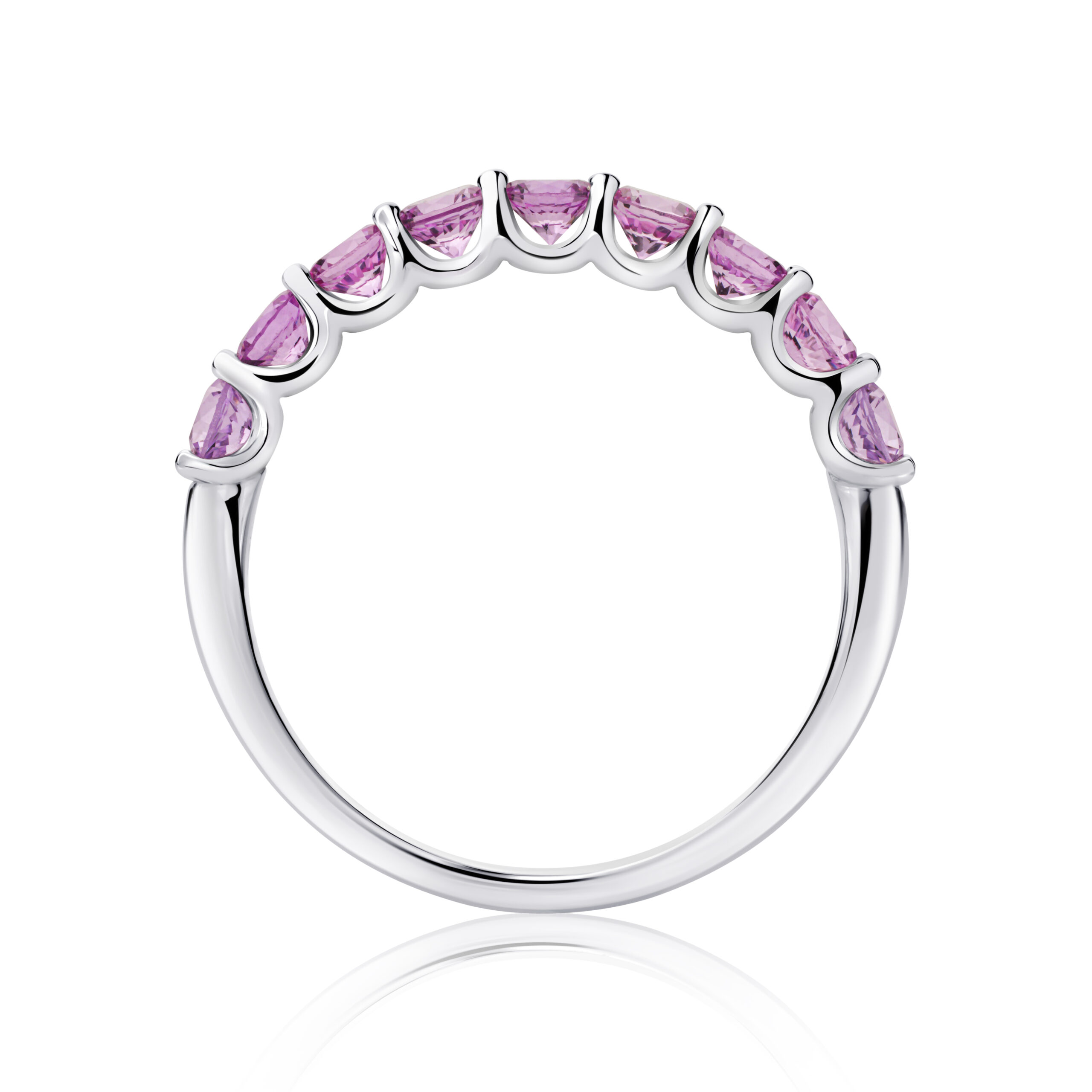 Half Eternity Natural Sapphire Ring Half Eternity Natural Sapphire Ring